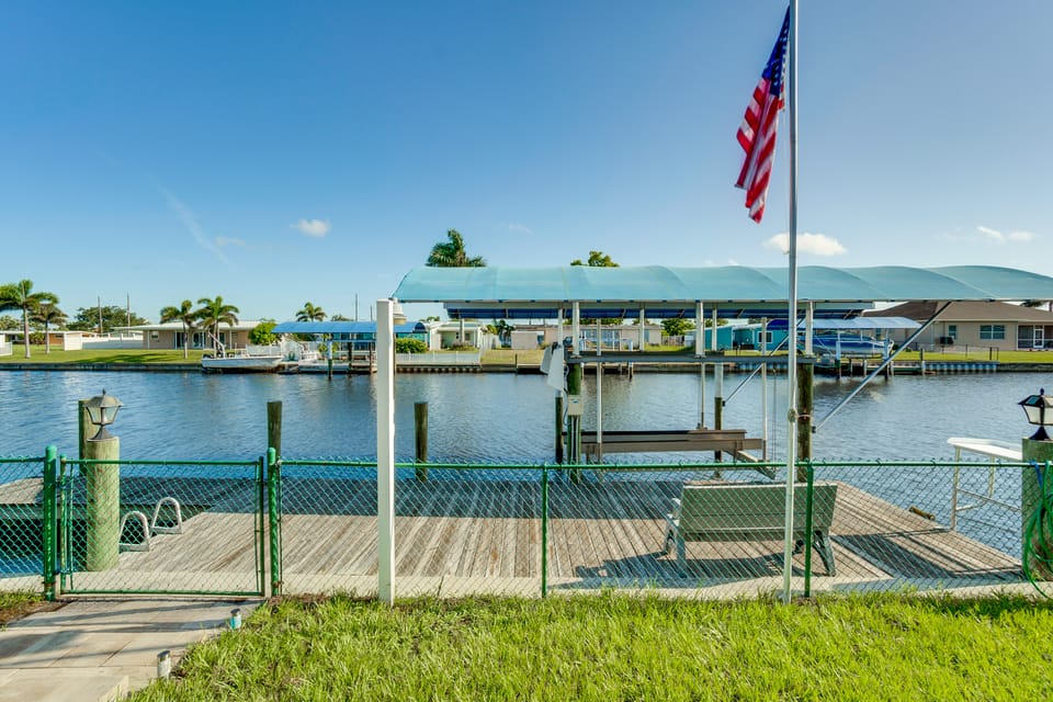 Port Charlotte Canal Home w/ Dock & Heated Pool House in Port Charlotte