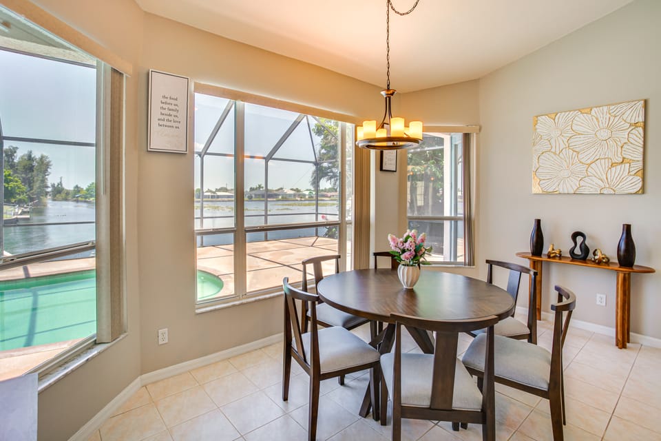 Dock & Outdoor Oasis: Waterfront Cape Coral Home House in Cape Coral