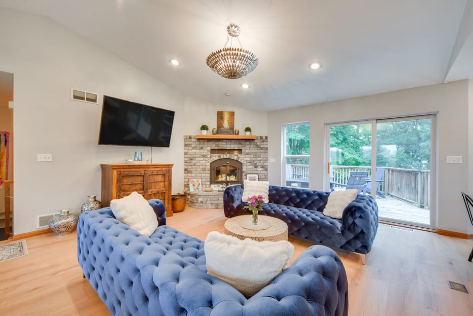 Swim Dock & Game Room: Lakefront Home in Siren! House in Wisconsin