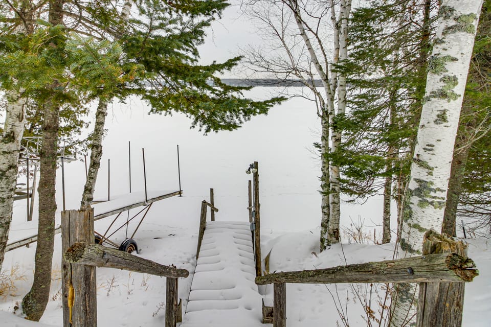 Lakefront Winter Retreat in Remer w/ Fire Pit! House in Minnesota