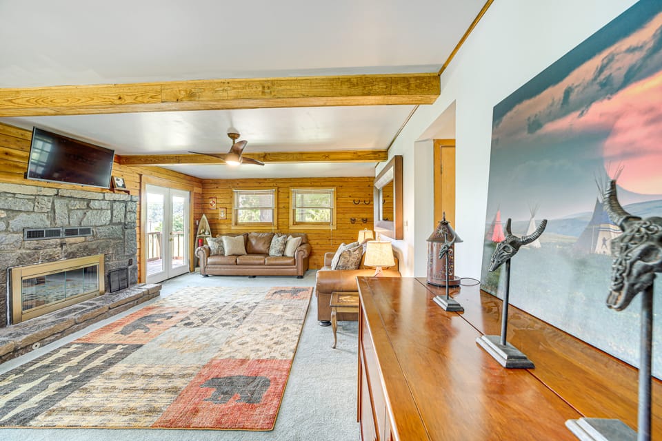 Lakefront Home w/ Boat Ramp Near Spavinaw Rec Area House in Ozark Mountains