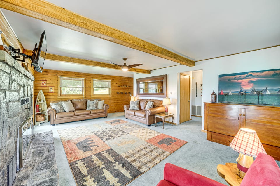 Lakefront Home w/ Boat Ramp Near Spavinaw Rec Area House in Ozark Mountains