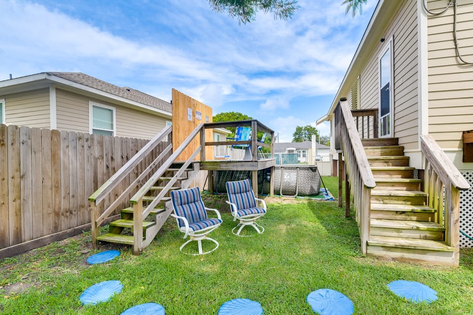 1/2 Mi to Galveston Beach: Home w/ Private Pool House in Galveston Island