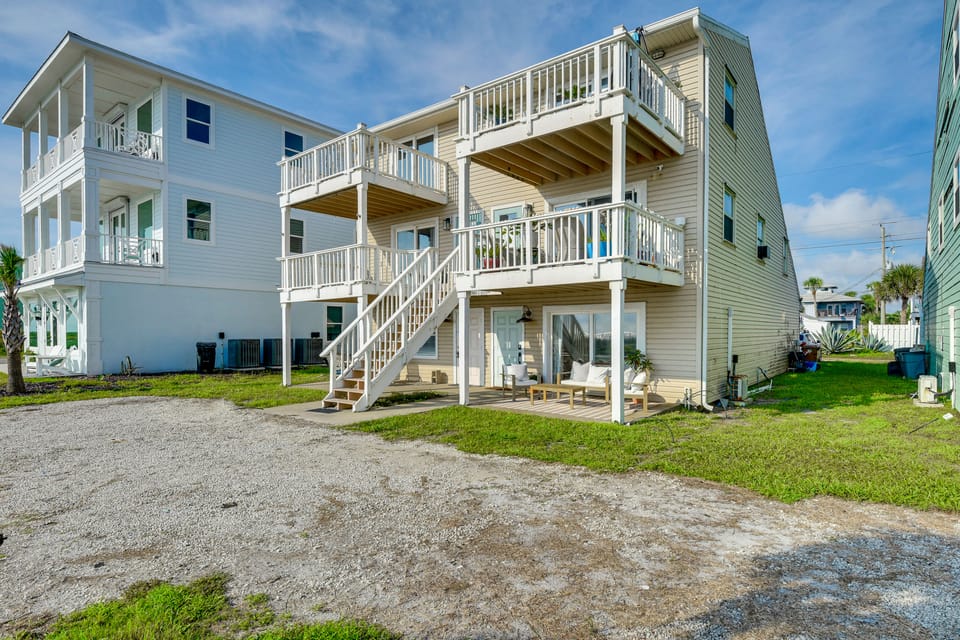 Steps to Shore: Studio w/ Patio in Flagler Beach Apartment in Flagler Beach