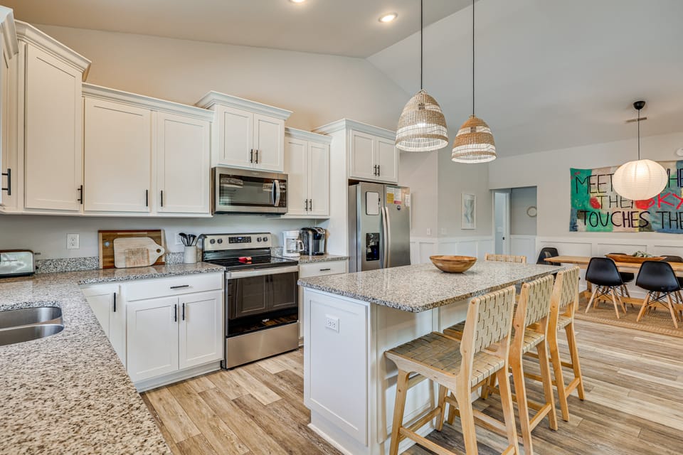 < 1 Mi to Beach: Home w/ Pool in Oak Island! House in Oak Island