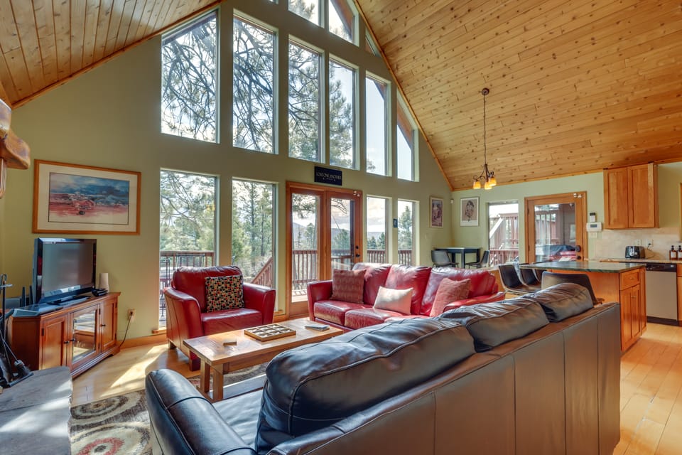Angel Fire Cabin w/ Deck: Hike, Golf & Cool Off! House in Angel Fire