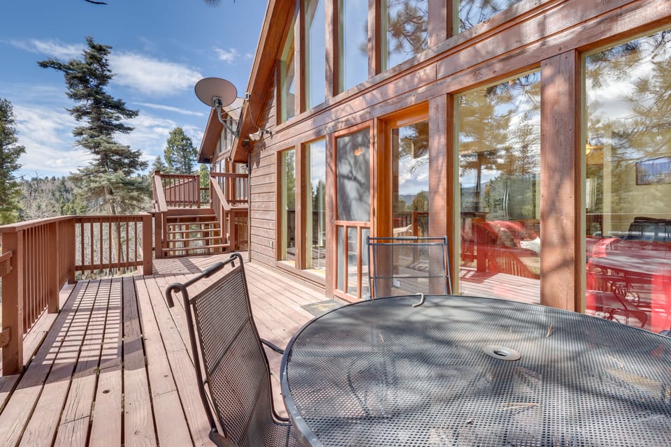 Angel Fire Cabin w/ Deck: Hike, Golf & Cool Off! House in Angel Fire