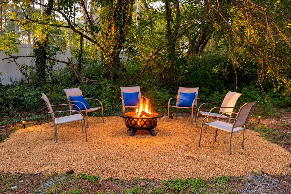 Pet-Friendly Home: Fire Pit & Winter Escape House in Sussex County
