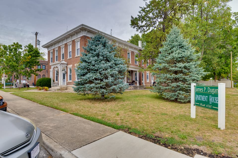 Historic Delphi Studio: Walk to Main St & Creek Apartment in Indiana