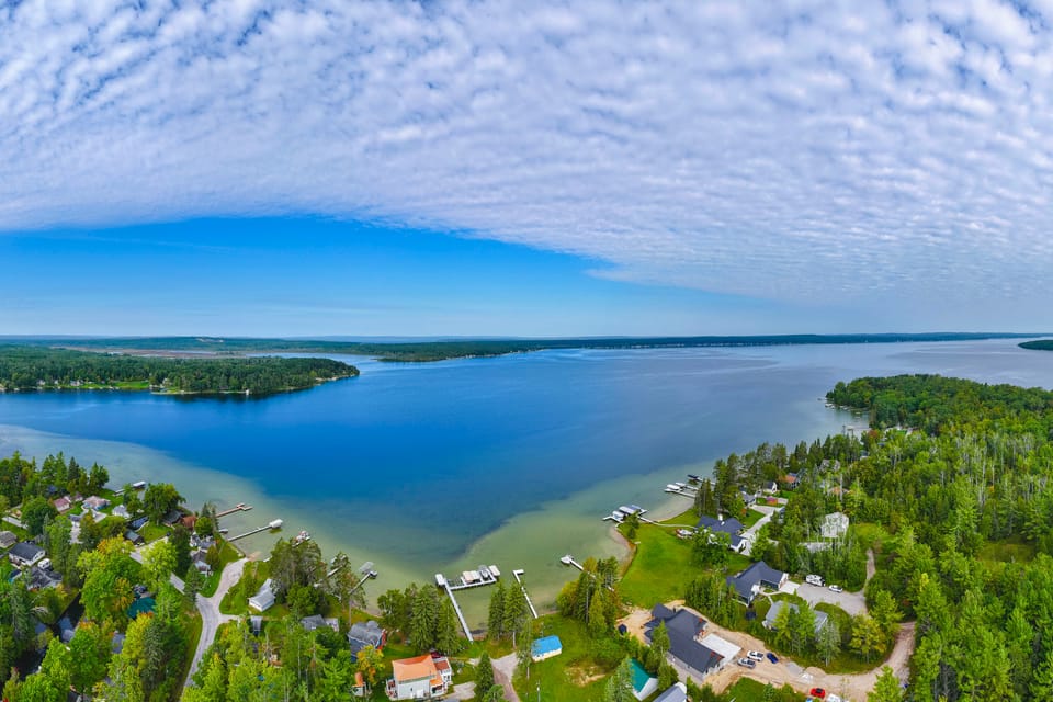 Boat Friendly Mullett Lake Home 3 Mi to Marina House in Michigan