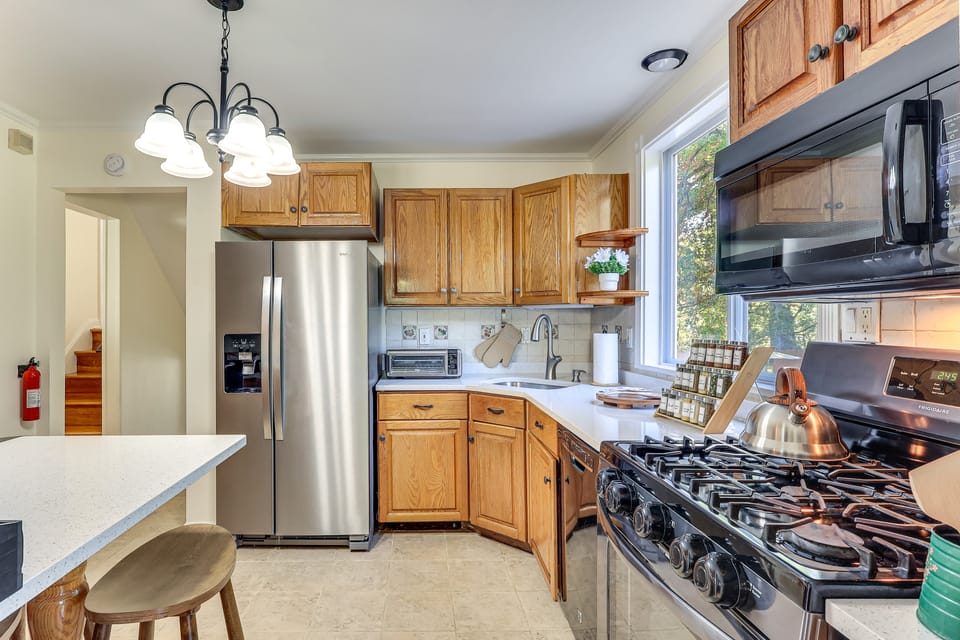 Spacious Fanwood Home w/ Decks, Walk to Park! House in New Jersey