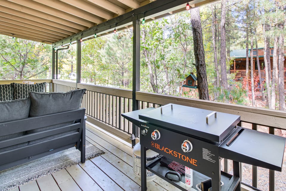 Pet-Friendly Show Low Cabin w/ Trail Access! House in Show Low