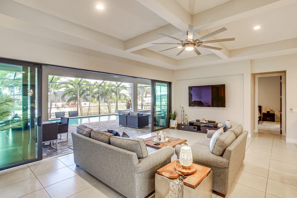 Tranquil Waterfront Home w/ Pool in Cape Coral! House in Cape Coral