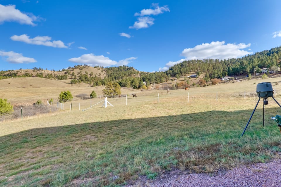 Trail Access & Scenic Views! Rural Hot Springs Gem Apartment in Black Hills