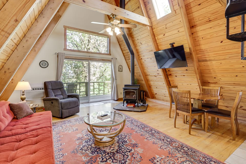 Pond Mountain Springs 'Hawk Cabin,' 4 Mi to Dtwn House in Arkansas