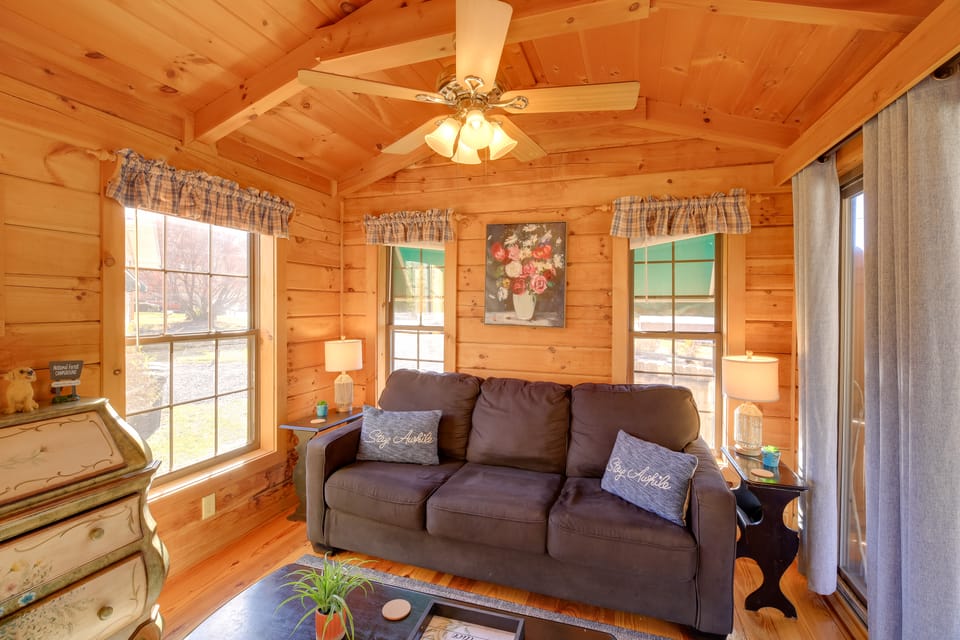 Pet-Friendly Damascus Cabin w/ Deck & Mtn Views! House in Damascus