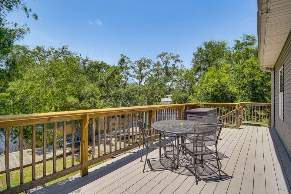 Boat Launch & Gulf Access: Bay St Louis Haven House in Mississippi