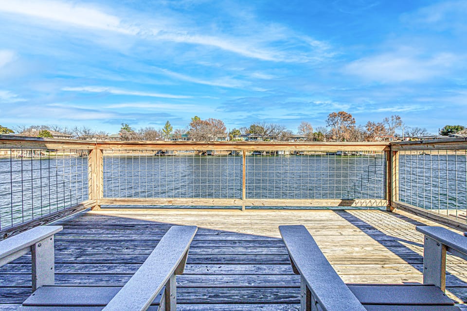 Deep Water Dock & Slip: Lake LBJ Getaway House in Kingsland