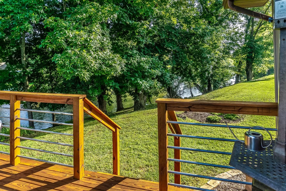 Dock! Riverfront Angler's Oasis in Elizabethton House in Elizabethton