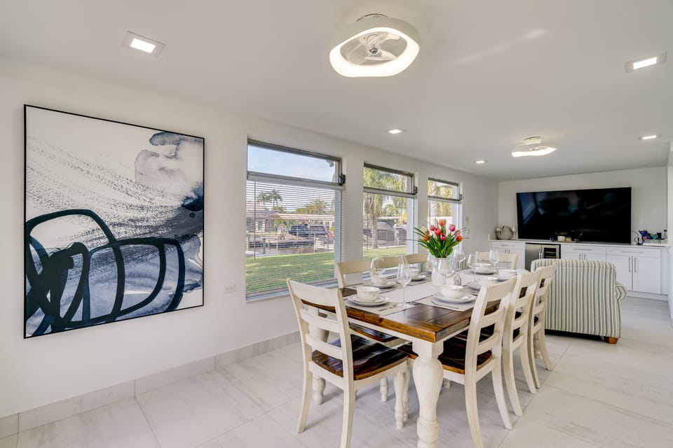 2 Mi to Marina & Beach: Cape Coral Home w/ Dock House in Cape Coral