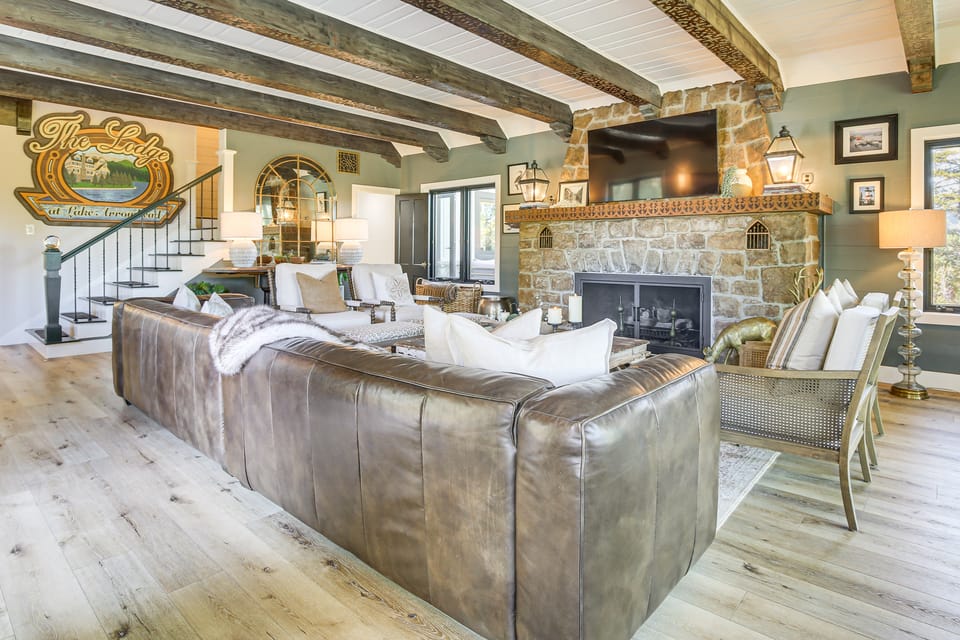 Walk to Lake Arrowhead Village! Home w/ Lake Views House in Lake Arrowhead