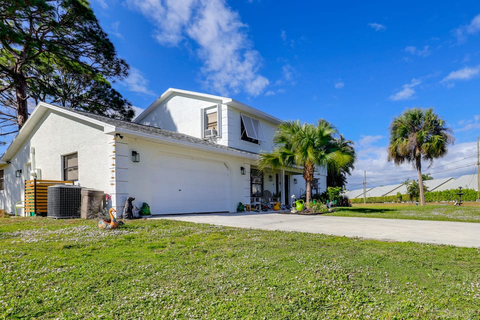 10 Mi to Public Beaches: Port St Lucie Getaway House in Port Saint Lucie