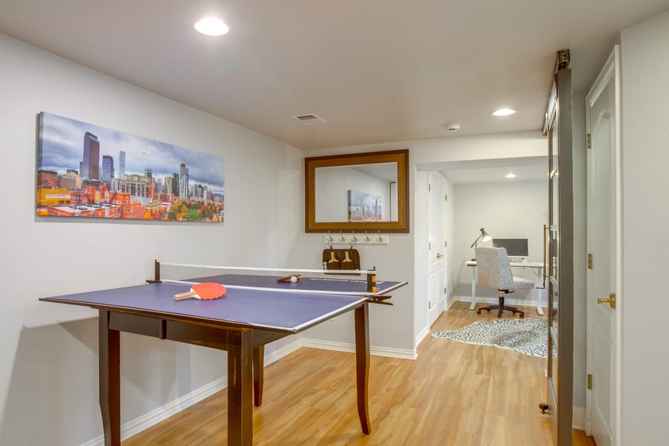 9 Mi to Red Rocks: Modern Getaway w/ Private Yard House in Lakewood