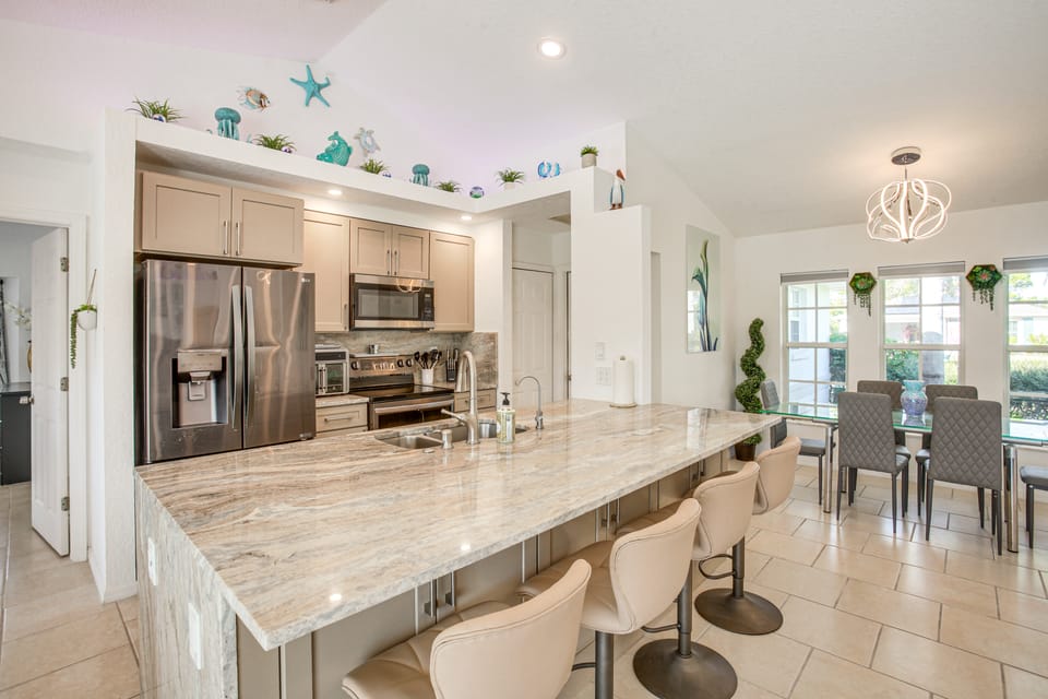 Heated Saltwater Pool! Family Port Charlotte Home House in Gulf Cove