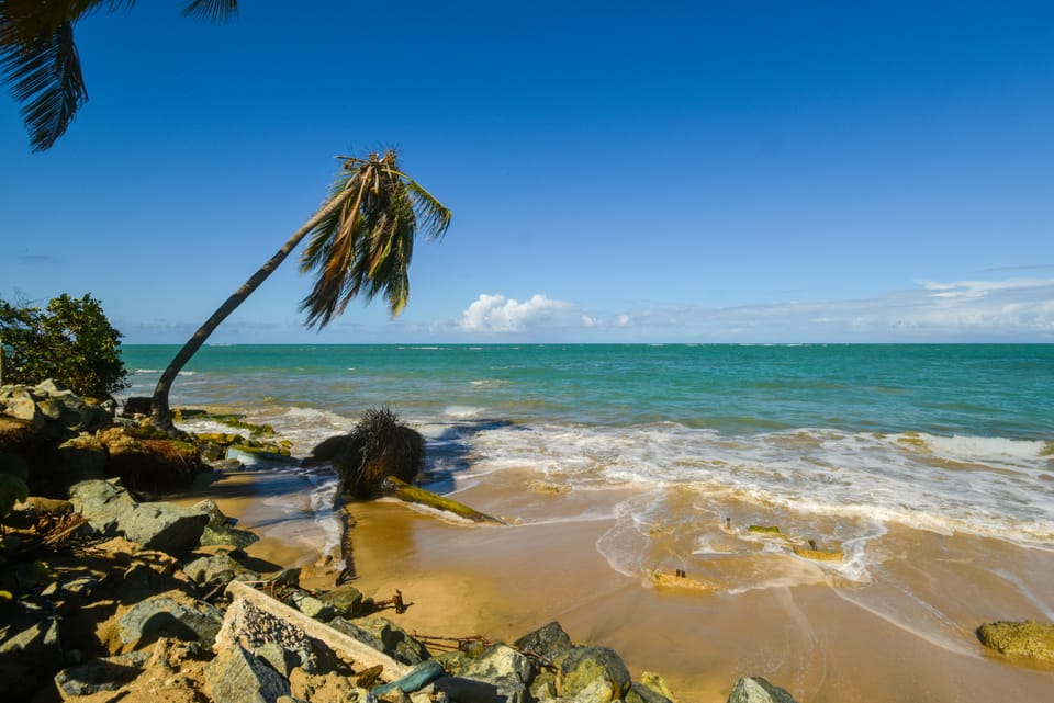 Beachfront Bliss: Pool & Rooftop Lounge in Loíza Apartment in Puerto Rico