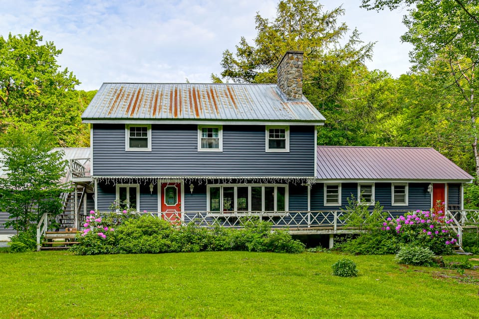 3 Mi to Mount Snow: Spacious West Dover Home House in Dover