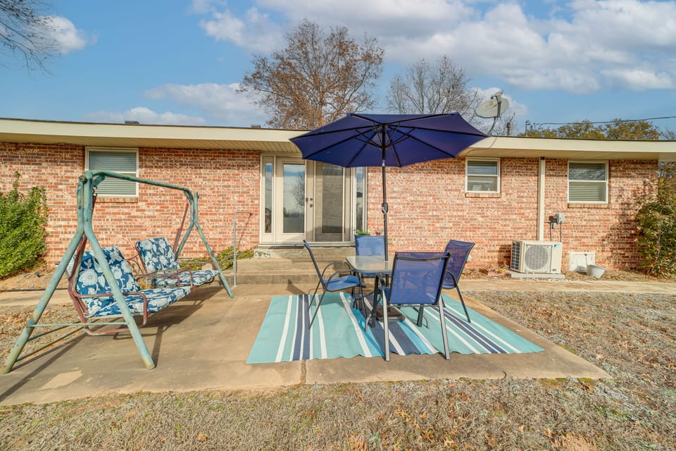 On Route 66! Bristow Home w/ Spacious Yard House in Oklahoma