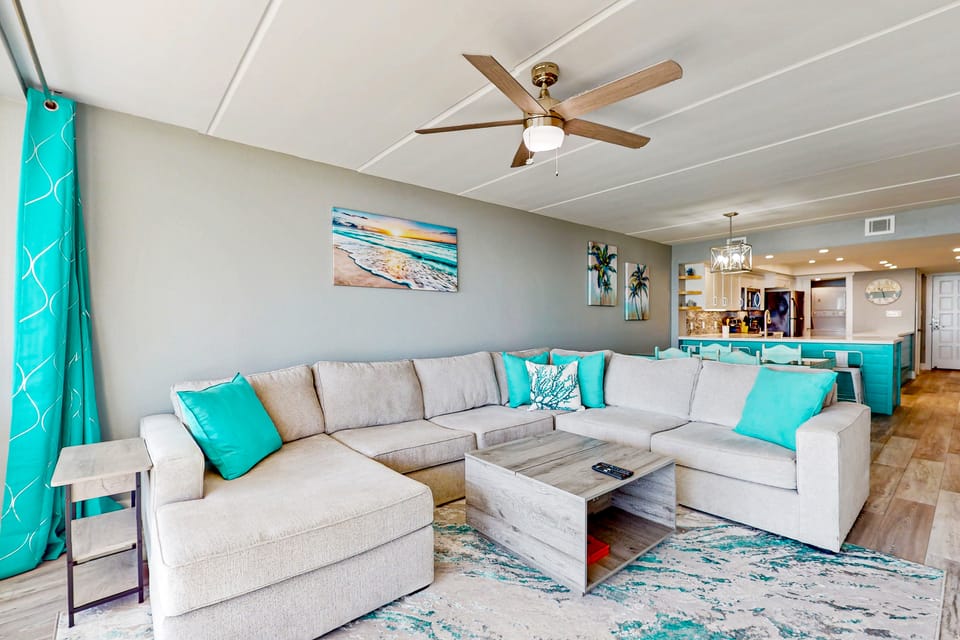 All-Suite 2BR w/ Gulf-View: Suntide III - Unit 407 Apartment in South Padre Island