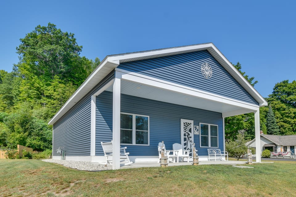 New Home on Lake Michigan's Traverse City West Bay House in Michigan