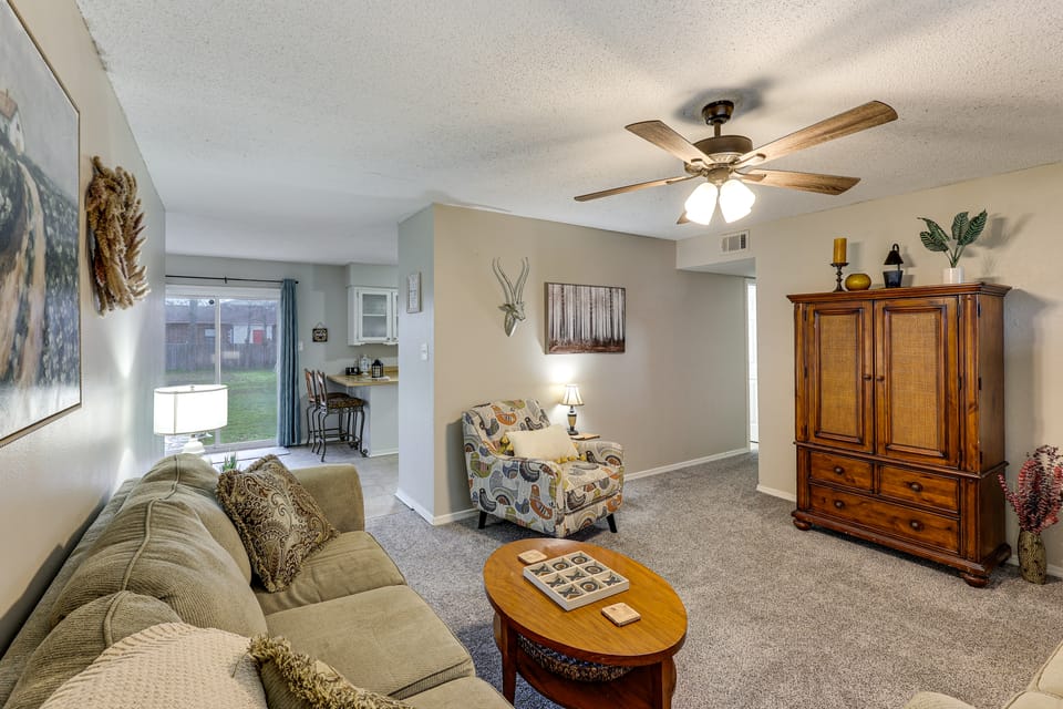 Fish, Hike & Tailgate: Russellville Home w/ Yard House in Russellville