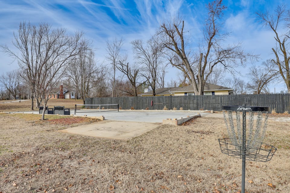 Home w/ Pickleball Court, 3 Mi to Nevada Speedway! House in Ozark Mountains