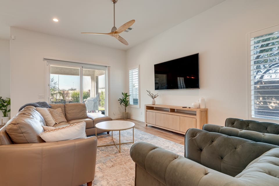 Hot Tub & Community Perks! Sleek Goodyear Retreat House in Goodyear