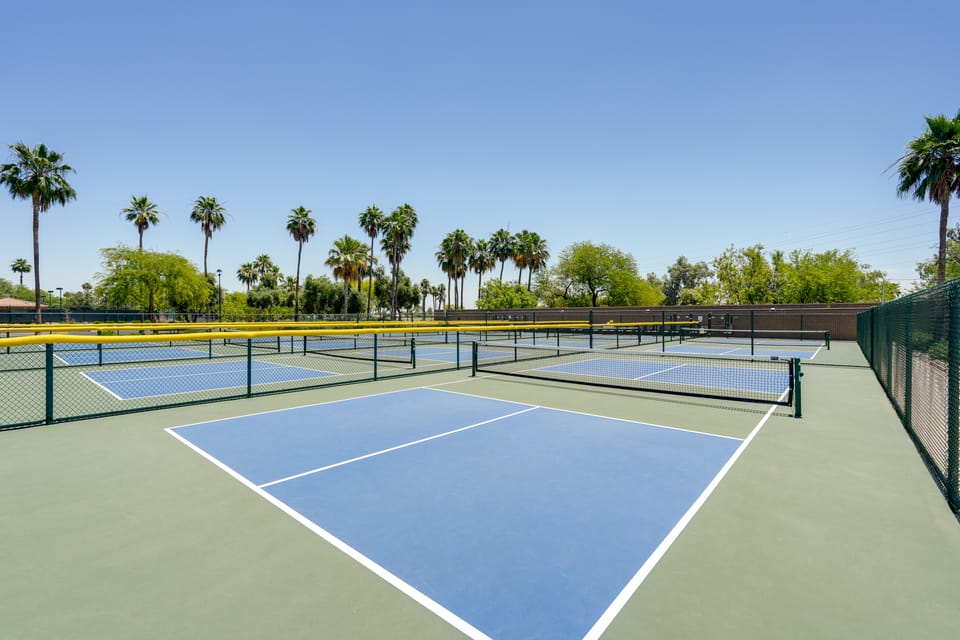 Hot Tub & Community Perks! Sleek Goodyear Retreat House in Goodyear