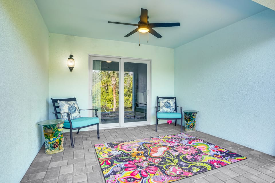 Canal-Front Oasis! Port Charlotte Condo w/ Lanai Apartment in North Port