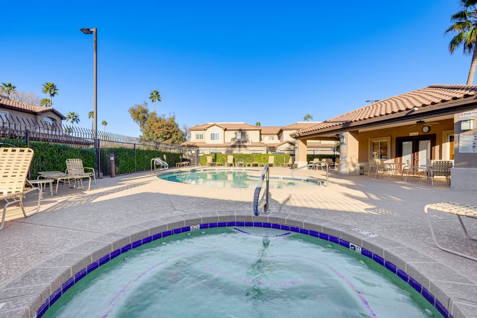 Golf Course Views! Relaxing & Convenient Mesa Unit Apartment in Superstition Springs