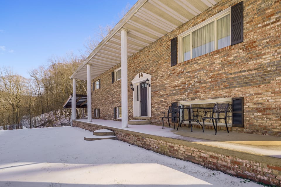 Pool Table + Private Porch: Peaceful Apt in Belle House in West Virginia