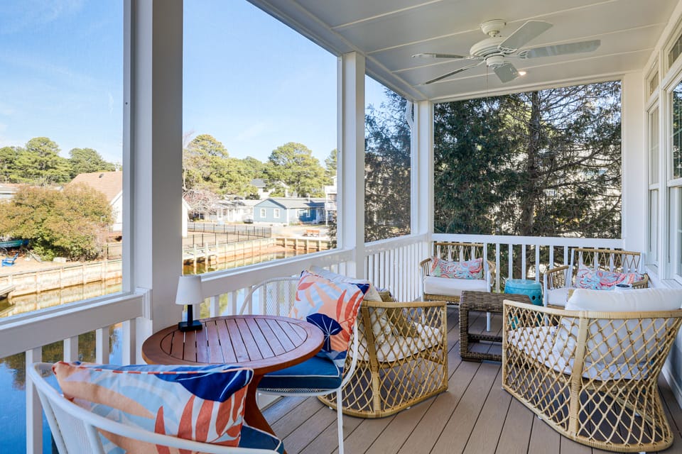 Family Friendly! Canal-Front Gem in Bethany Beach House in South Bethany