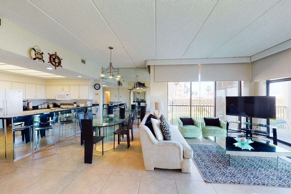 Gulf-View 3BR, Patio, Yard: Suntide III - Unit 101 Apartment in South Padre Island
