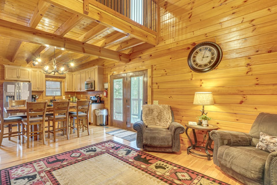 Mtn-View Gem w/ Hot Tub + Game Room in Sevierville House in Sevierville
