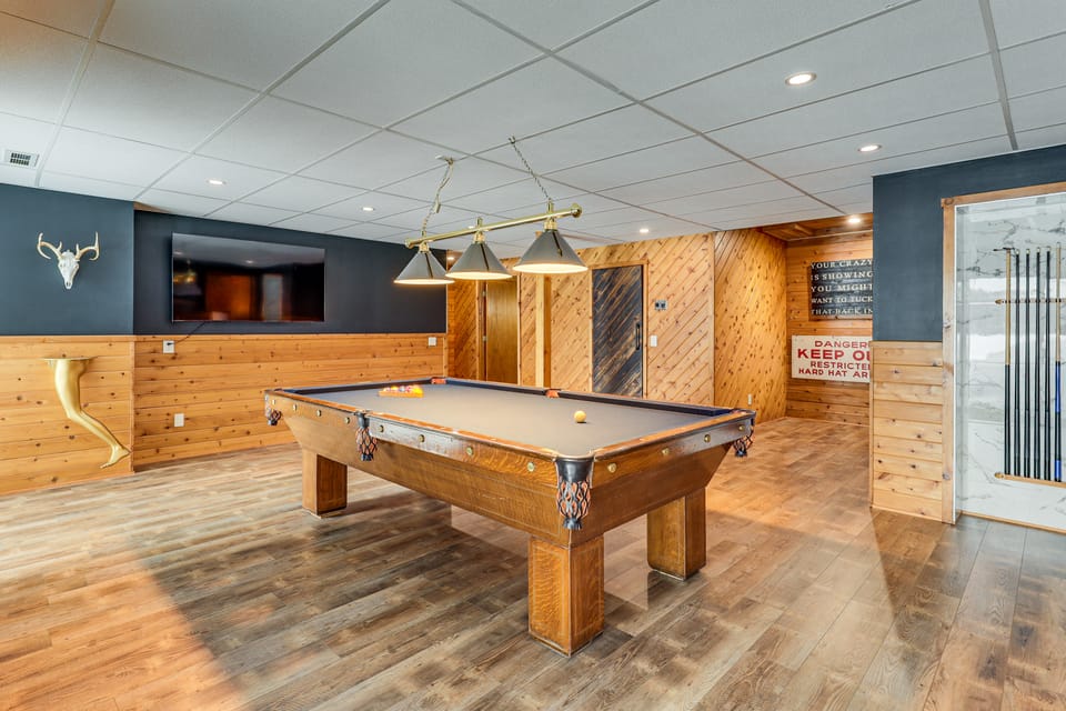 Sauna & Game Room! Tranquil Retreat on Grace Lake House in Wisconsin
