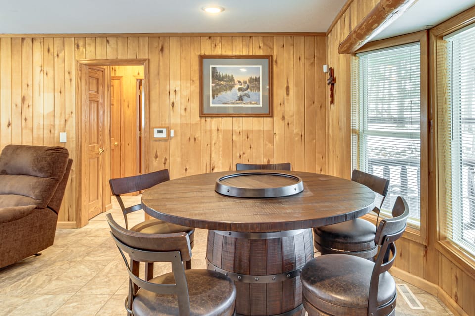Waterfront Leech Lake Cabin w/ Boat Dock + Lift House in Leech Lake