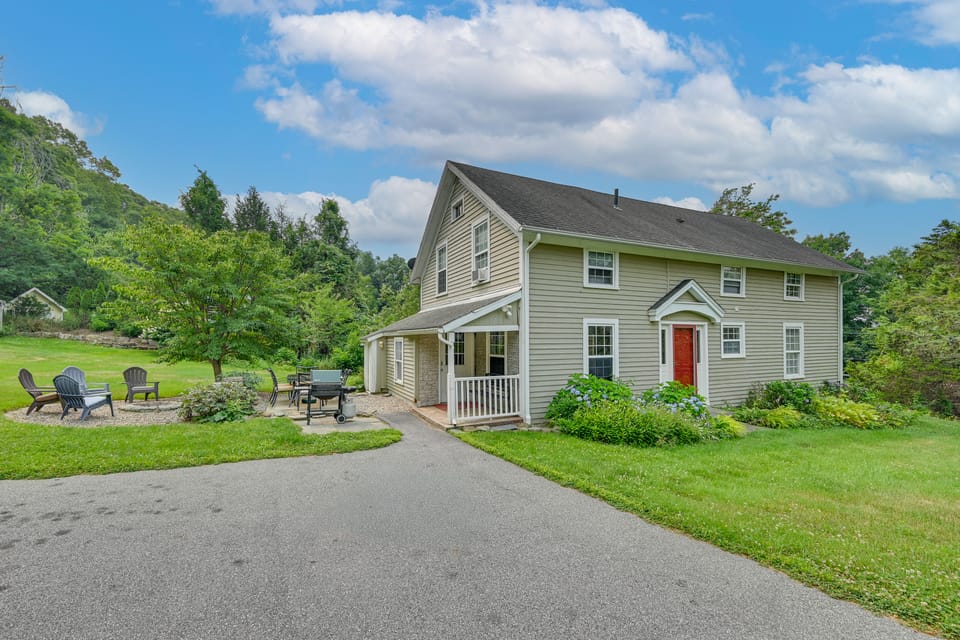 Hike, Bike & Relax: Huckleberry Hill Home w/ Yard! House in Litchfield County