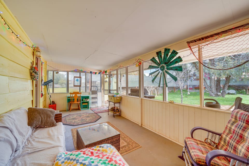 Payson Pines & Porch Vibes: Cool High Country Base House in Payson