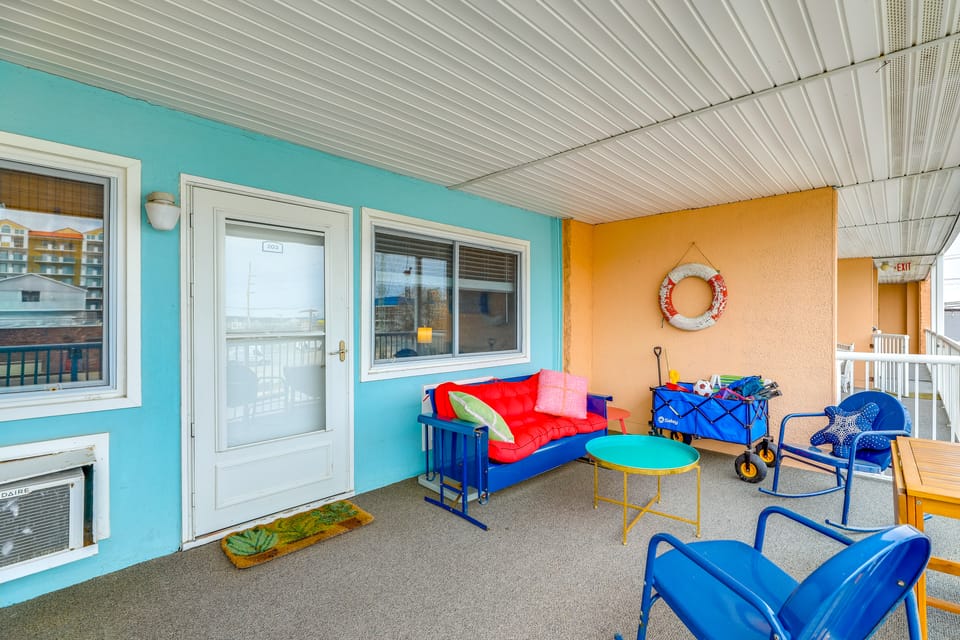 Beachside Bliss! Ocean City Condo w/ Large Balcony Apartment in Ocean City