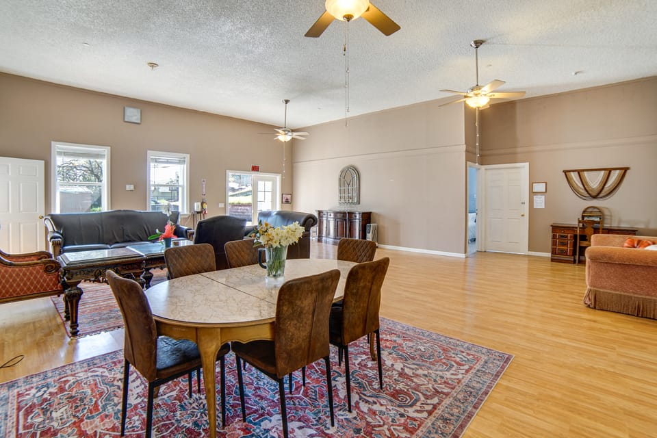 Half-Mi to Clear Lake: Group Getaway in a Church House in Lakeport