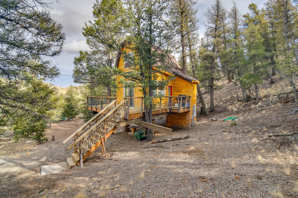 'Mystic Treehouse' on 35 Acres Near Hartsel House in Park County